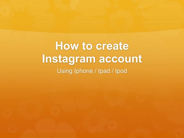 Instagram Tutorial by Gen