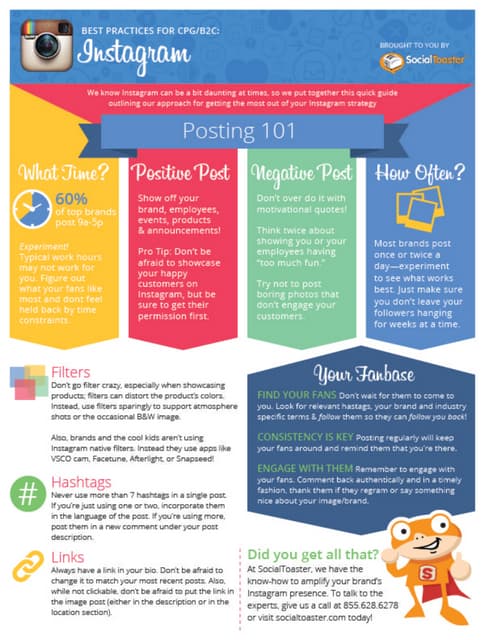 Infographic: Instagram Best Practices for CPG/B2C