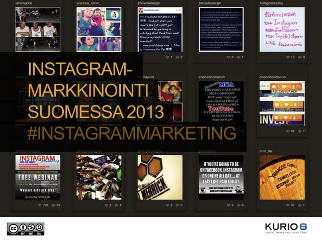 Instagram-markkinointi Suomessa 2013