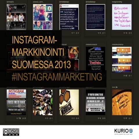 Instagram-markkinointi Suomessa 2013
