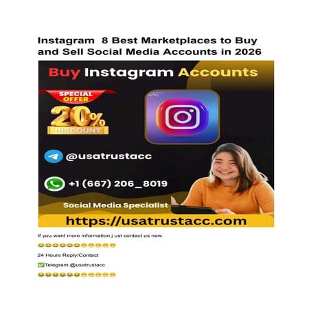 Instagram  8 Best Marketplaces to Buy and Sell Social Media Accounts in 2026 ...