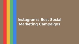 Instagram's Most Creative Marketing Campaigns of 2015