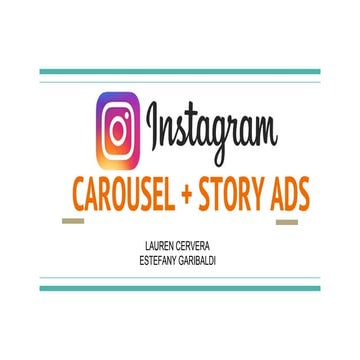 Instagram carousel + story ads