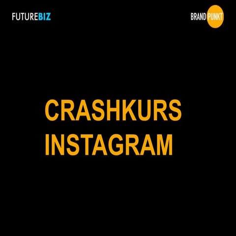 Instagram Marketing und Anzeigen crashkurs 