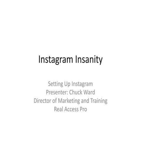Basic Steps of Using Instagram for Real Estate Agents