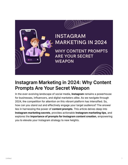 Best Instagram Marketing Secrets in 2024