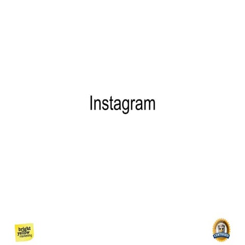 Instagram Presentation May 2015