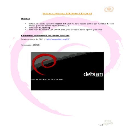 Instalacion Debian + Asterisk + FreePbx + A2Billing