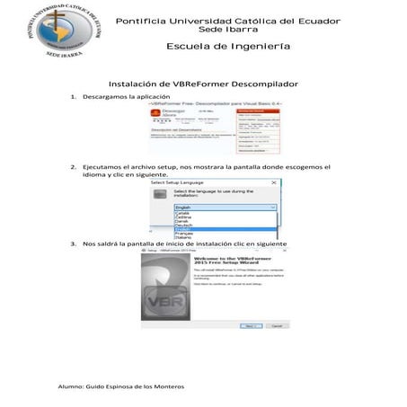 Instalación de VB ReFormer Descompilador | PDF