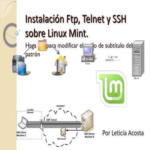 Instalación ftp, telnet y ssh sobre linux
