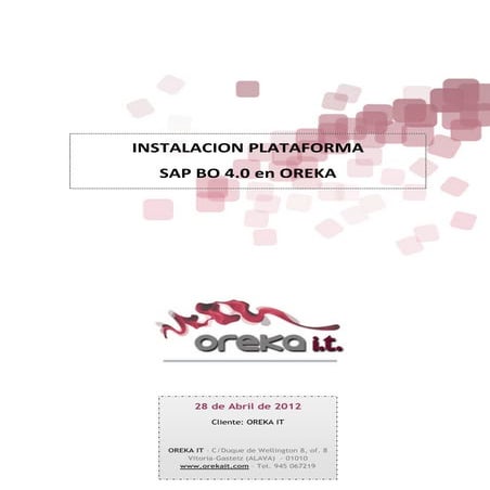 Tutorial SAP: Instalación sap bo 4.0