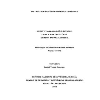 Instalación servicio WEB en CentOS 6.2