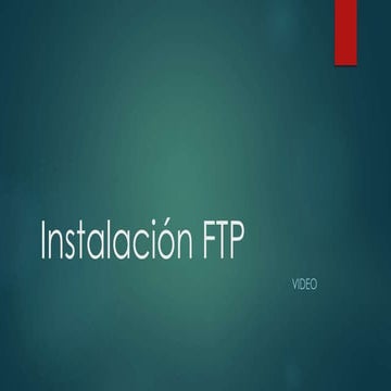 Instalación y comandos ftp en windows server 2008