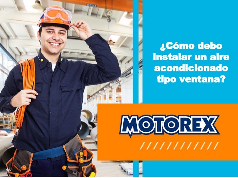 ¿Cómo debo instalar un aire acondicionado tipo ventana?