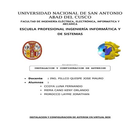 Instalacion de asterisk