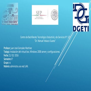 Instalacion del windows 2008 server