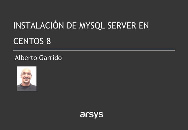 Webinar –Cómo instalar o desinstalar MySQL en Linux CentOS 8