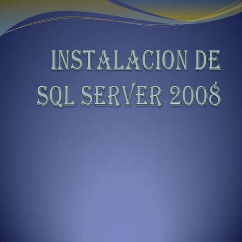 Manual de instalacion de sql server 2014 | PDF