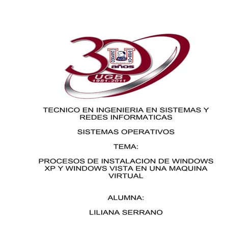 Instalacion de windows