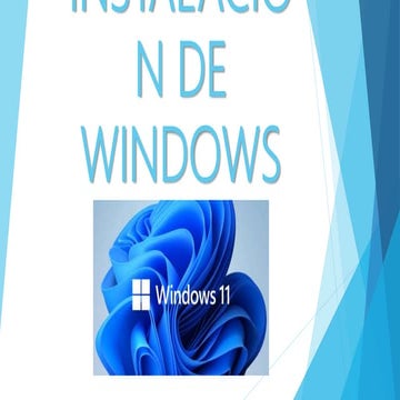 Instalación de windows