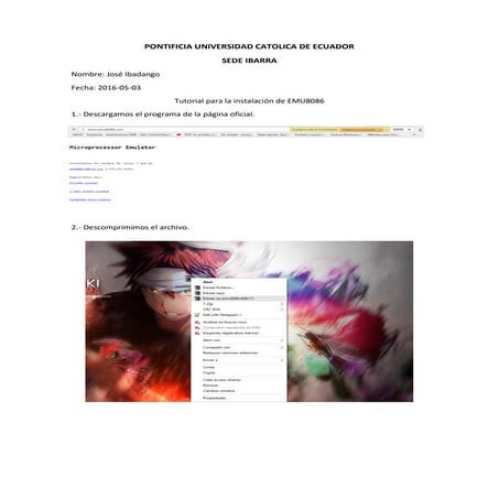 Instalacion emu8086