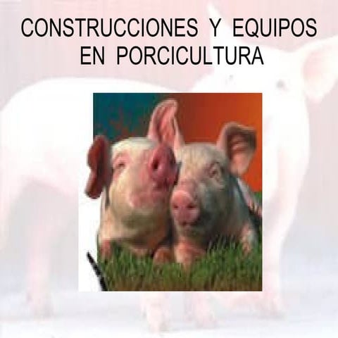 Instalaciones porcinas