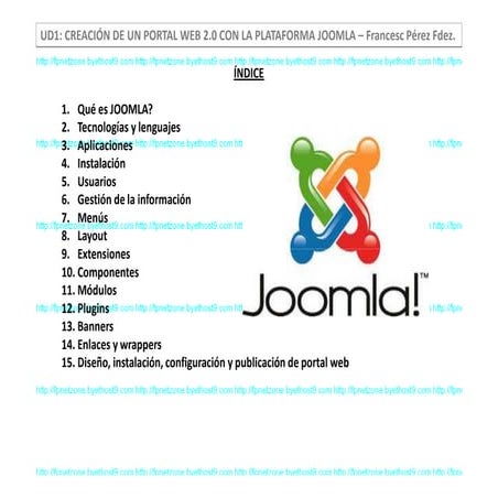 Instalacion joomla