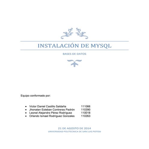 Instalación Mysql en Win7