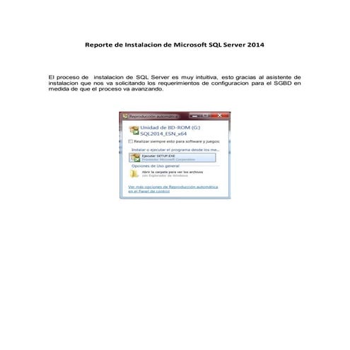 Instalación de sqlserver 2014 | DOCX