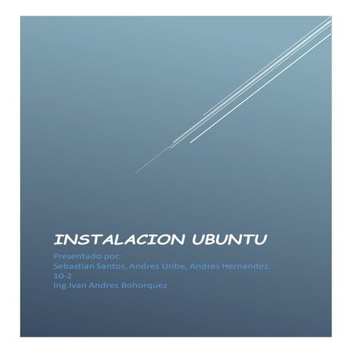 Instalacion ubuntu