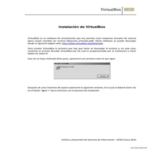 Instalacion virtual box