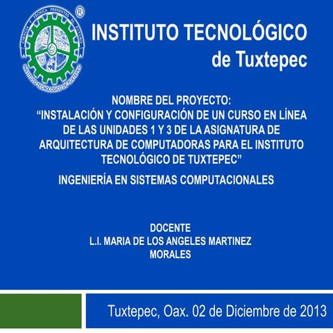 Instalacio y configuracion de un curso en linea