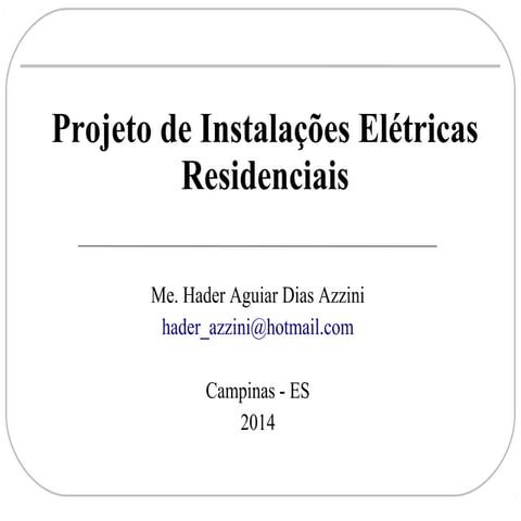 Instalacoes eletricas 1