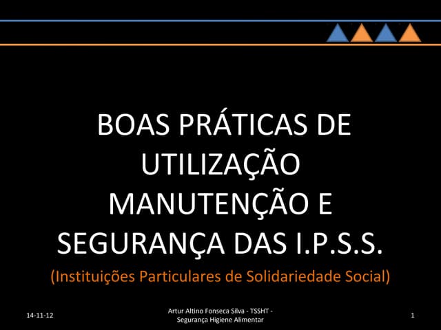 Instalações e equipamentos