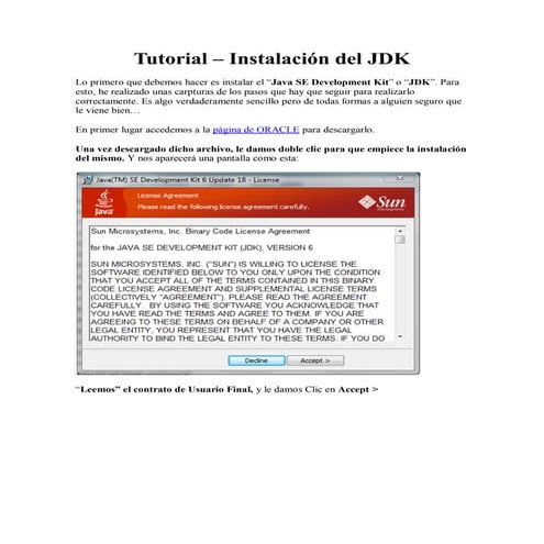 Instalando el jdk