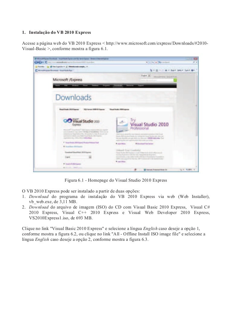 Instalando Visual Studio 10 Express