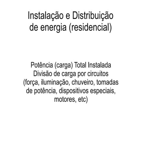 Instalação elétrica