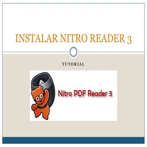 Instalar nitro reader 3 | PPTX