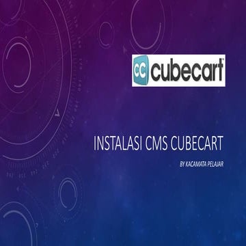 Instalasi cms cubecart