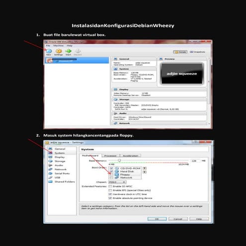 Instalasi dan konfigurasi debian wheezy 7