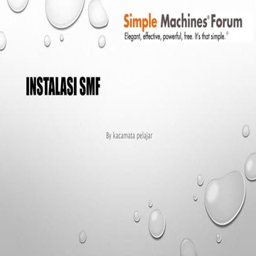 Instalasi smf