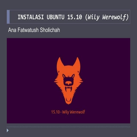 Instalasi Ubuntu 15.10 (Wily Werewolf)