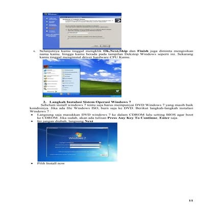 Instalasi windows 7