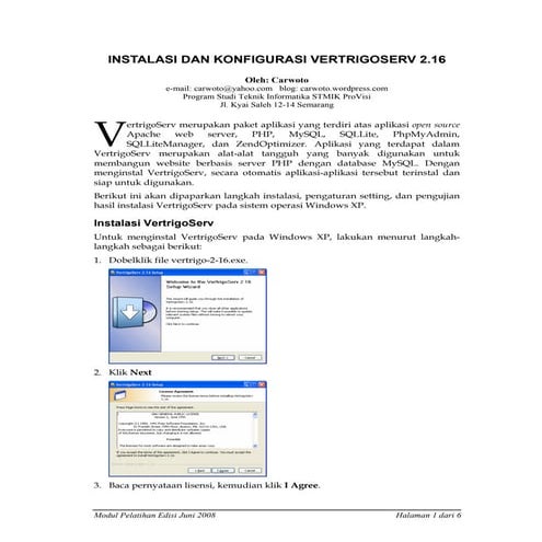 Instalasi dan Konfigurasi Vertrigoserv 2.16