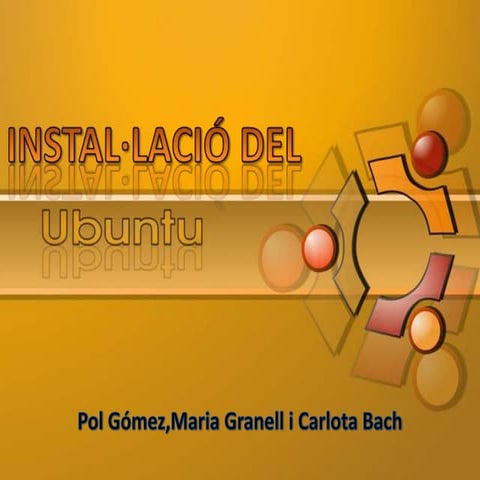Instal·lació d'un ubuntu