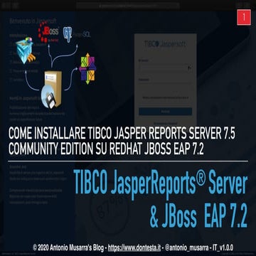 Come installare TIBCO Jasper Reports Server 7.5 Community Edition su RedHat J...