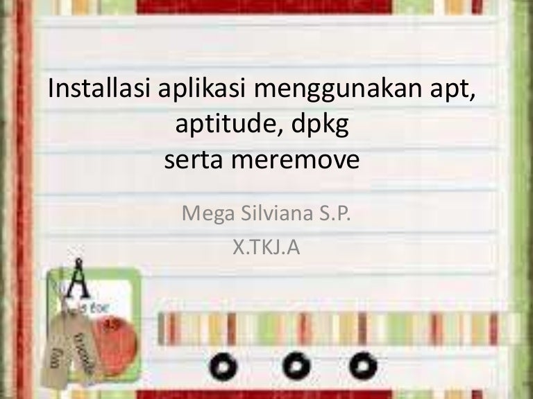 Installasi apt,aptitude,dpkg