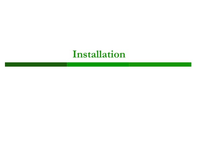 Android Installation 