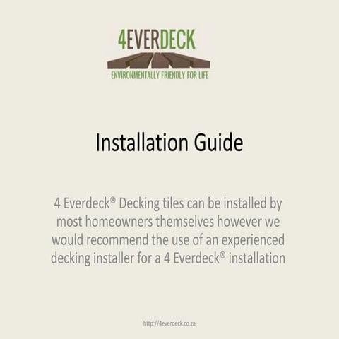 Composite decking-installation-guide | PDF