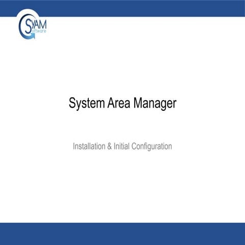 Installation & Initial Configuration